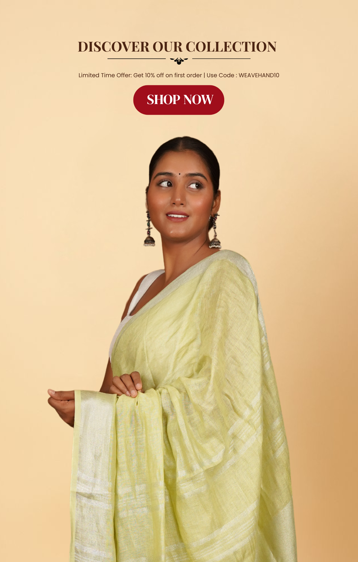 Weave Hand Mobile Banner